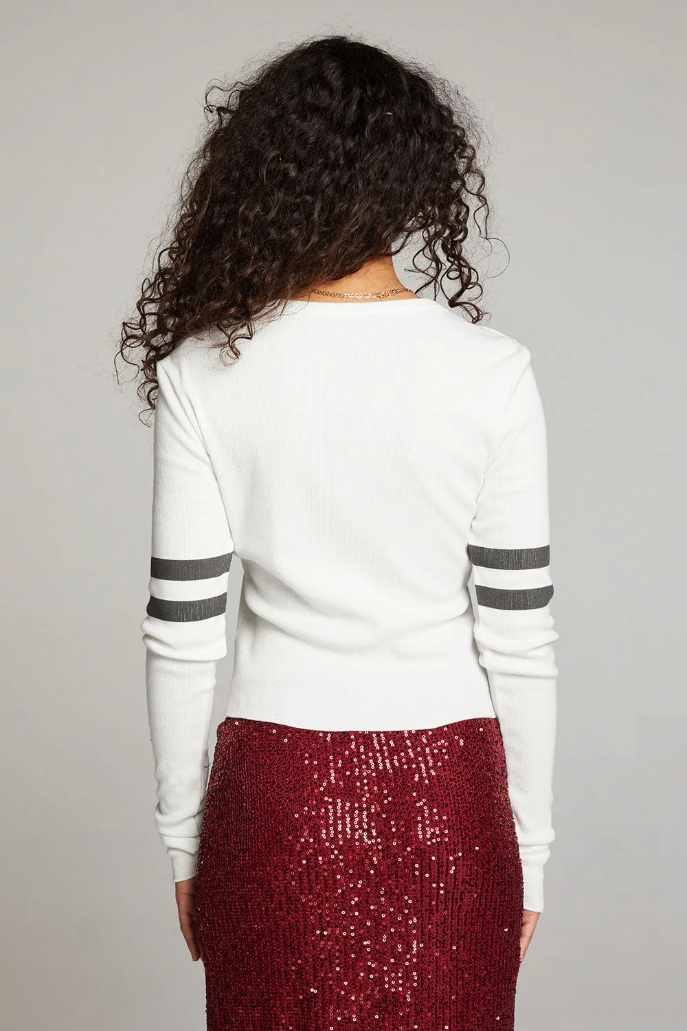 Rolling Stones Studded Logo Long Sleeve sold by Chaser product image thumbnail 3