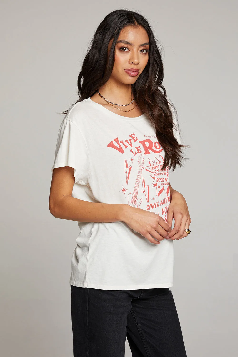 Vive Le Rock Tee sold by Chaser product image thumbnail 3