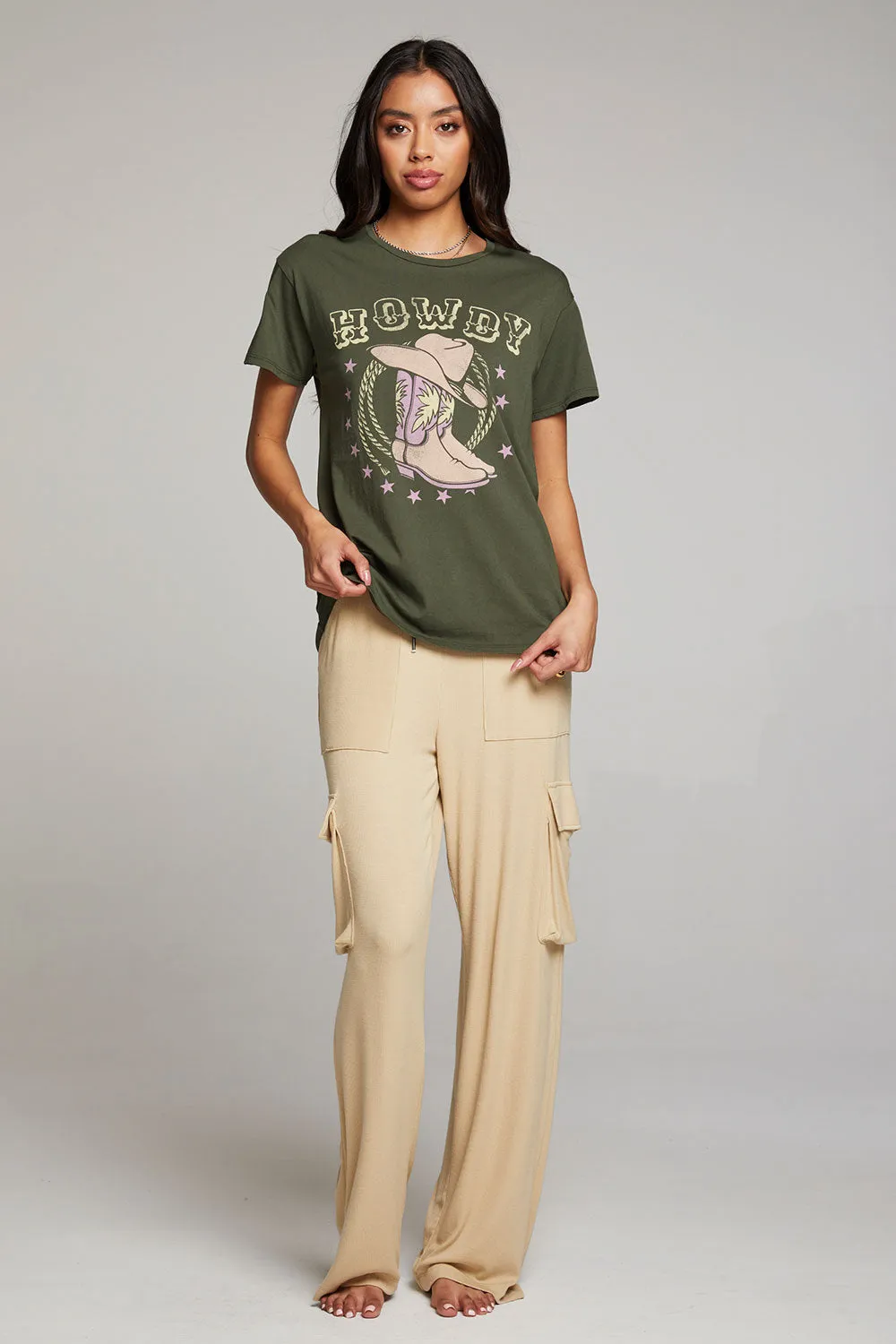 Howdy Boots Tee sold by Chaser product image thumbnail 5