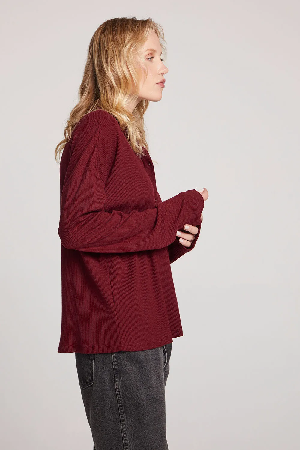 Fenna Fig Button Down sold by Chaser product image thumbnail 2