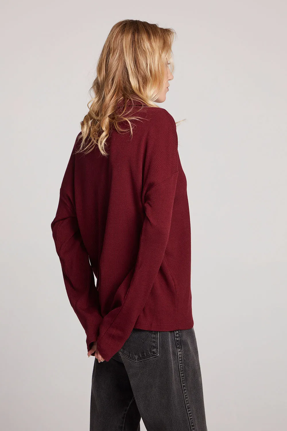 Fenna Fig Button Down sold by Chaser product image thumbnail 3