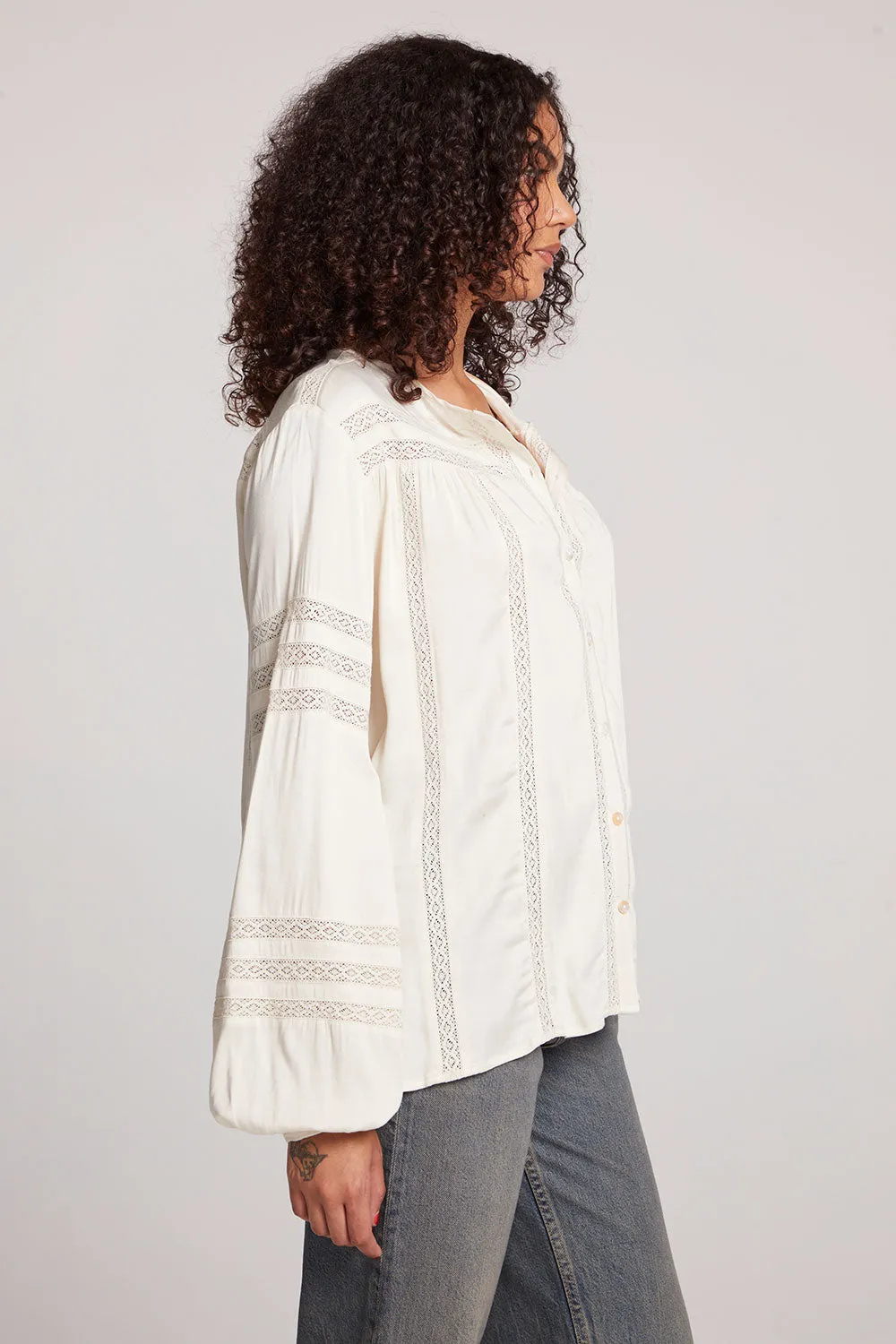 Rozina Starry White Blouse sold by Chaser product image thumbnail 3