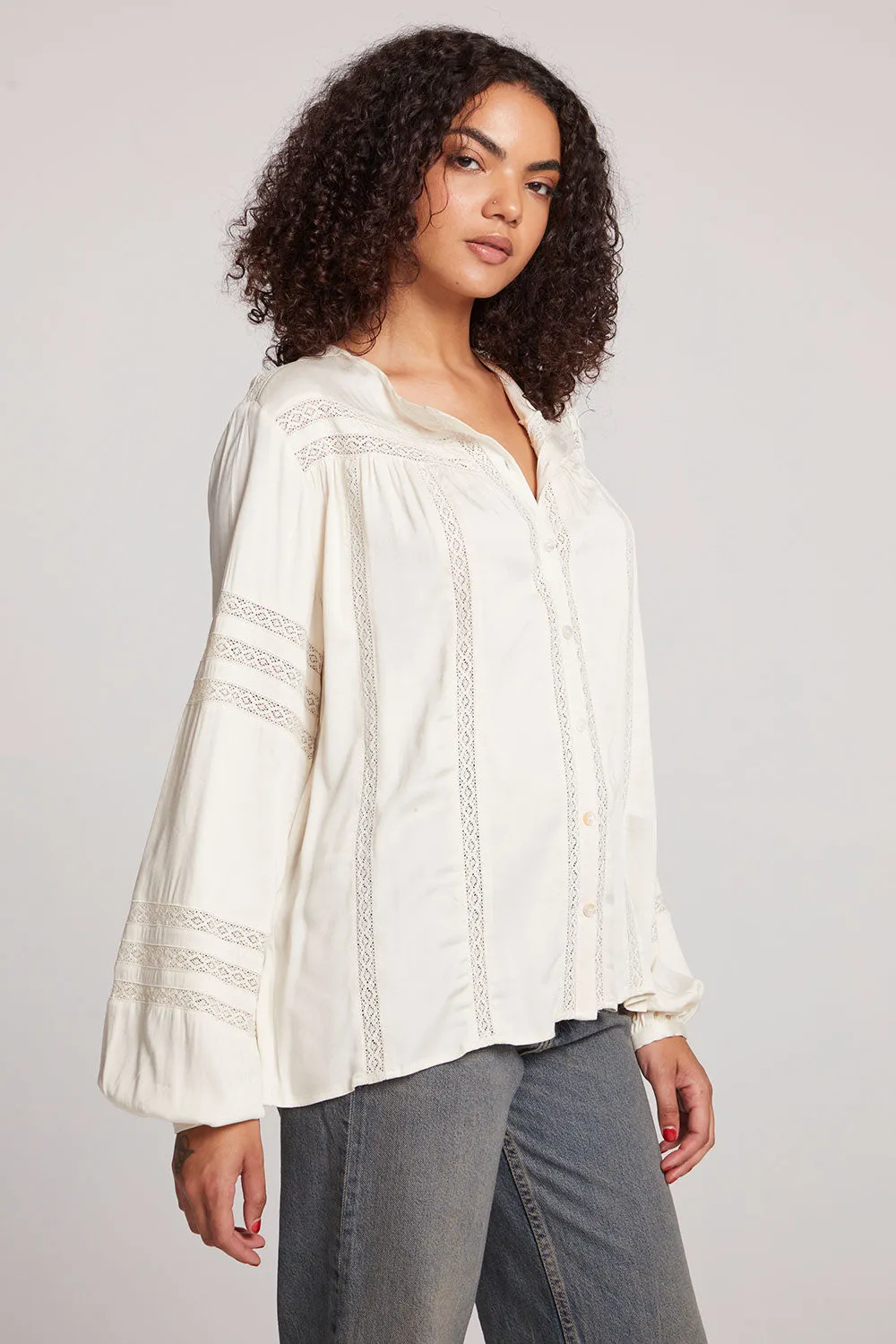 Rozina Starry White Blouse sold by Chaser product image thumbnail 2