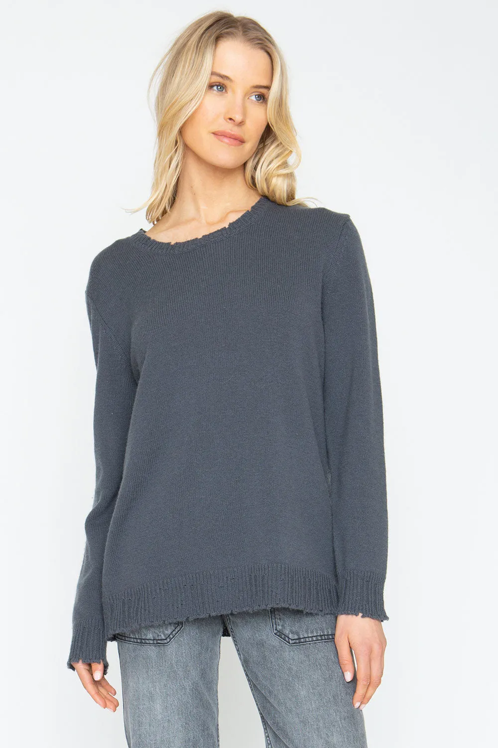 Charbon Oversize Sweater sold by Chaser product image thumbnail 3