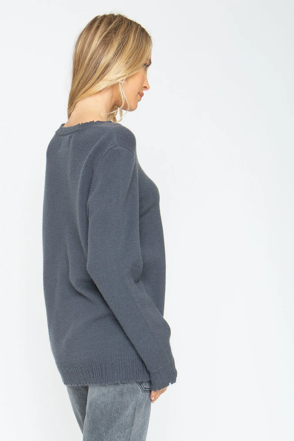 Charbon Oversize Sweater sold by Chaser product image thumbnail 5