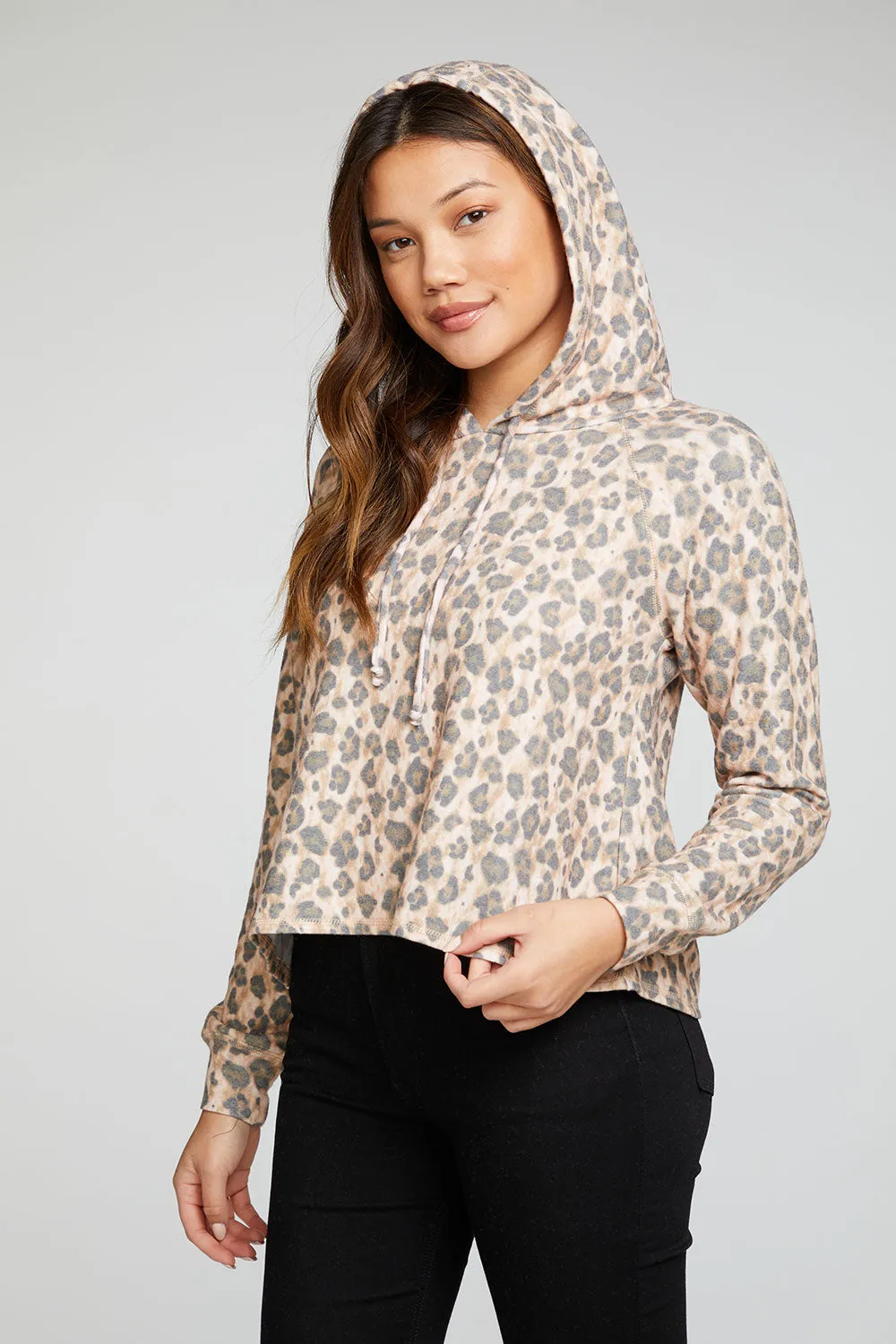 Recycled Bliss Knit Long Sleeve Raglan Pullover Hoodie sold by Chaser product image thumbnail 2