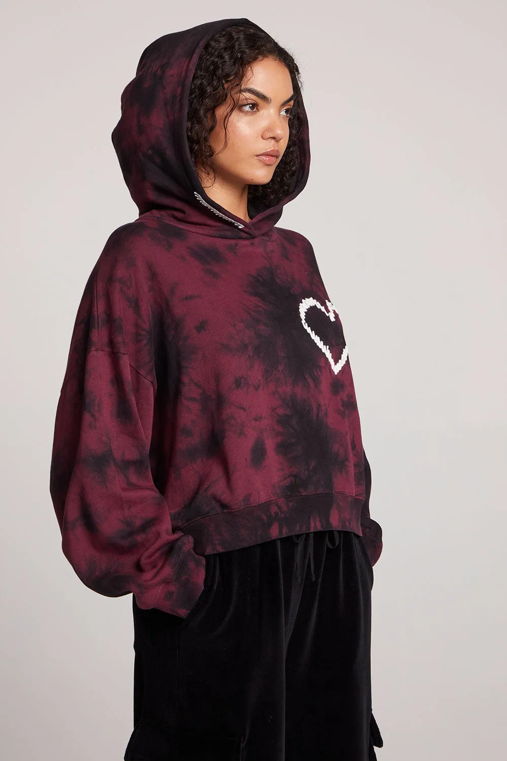 Heart Stitch Pullover Hoodie sold by Chaser product image thumbnail 2
