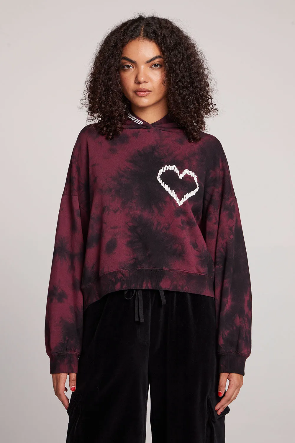 Heart Stitch Pullover Hoodie sold by Chaser product image thumbnail 5