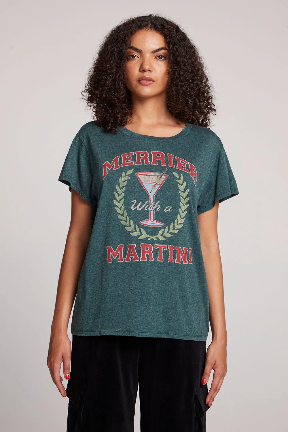 Merrier With A Martini Tee sold by Chaser
