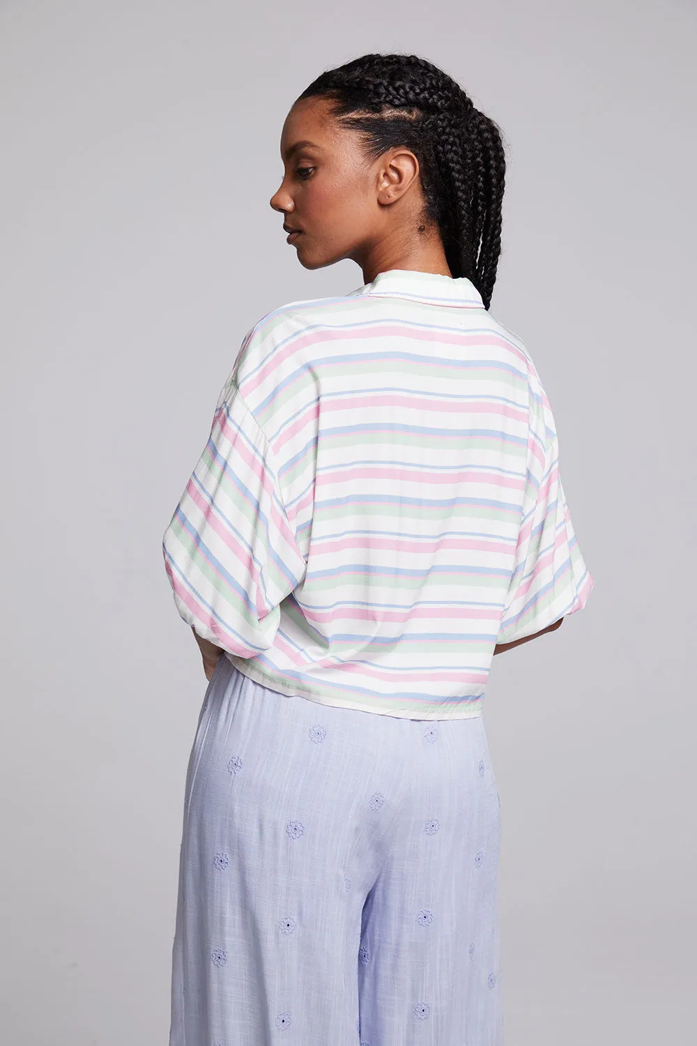 Sofia Positano Stripe Blouse sold by Chaser product image thumbnail 2