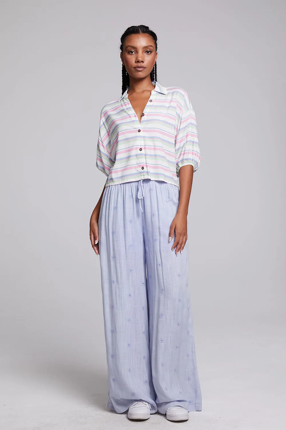 Sofia Positano Stripe Blouse sold by Chaser product image thumbnail 4