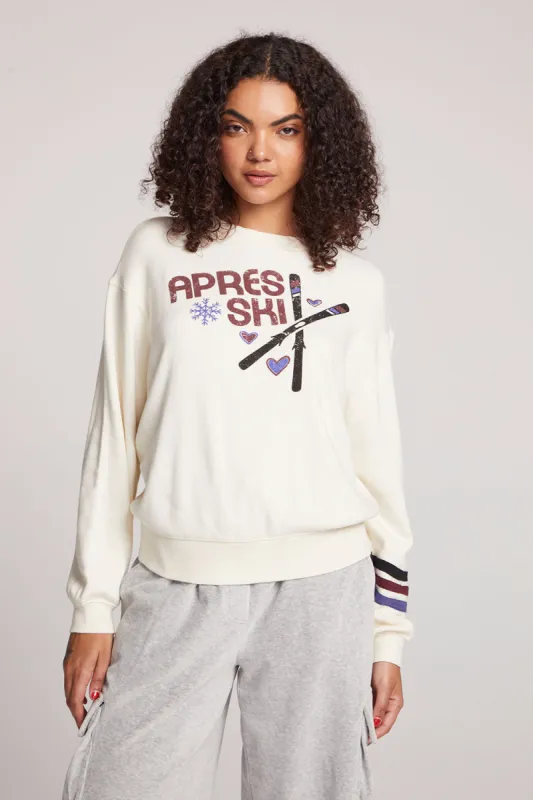 Apres Ski Hearts Pullover sold by Chaser