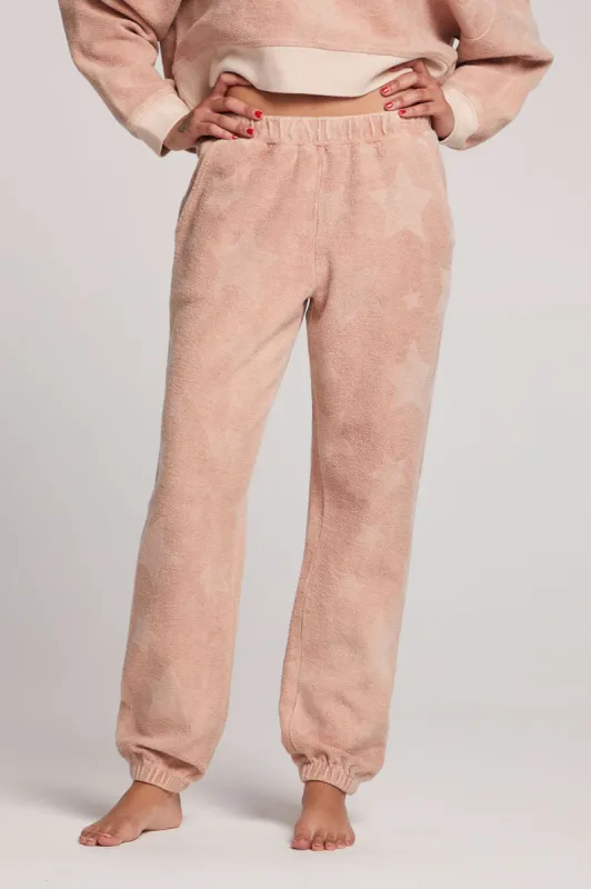 Mission Pink Star Joggers sold by Chaser