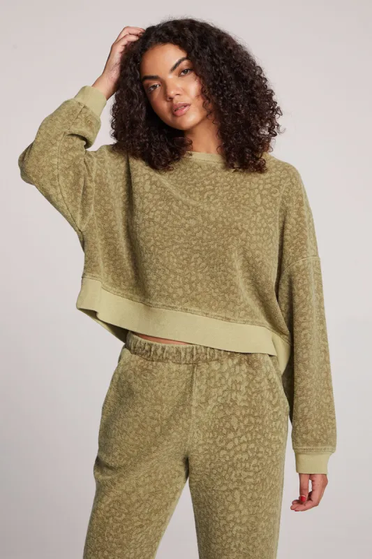 Ramone Leopard Pullover sold by Chaser