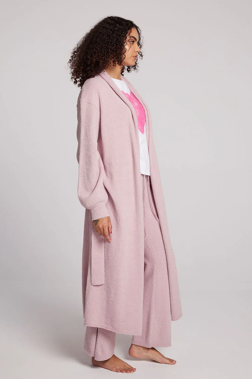 Eveee Mauve Rose Maxi Cardigan sold by Chaser product image thumbnail 2