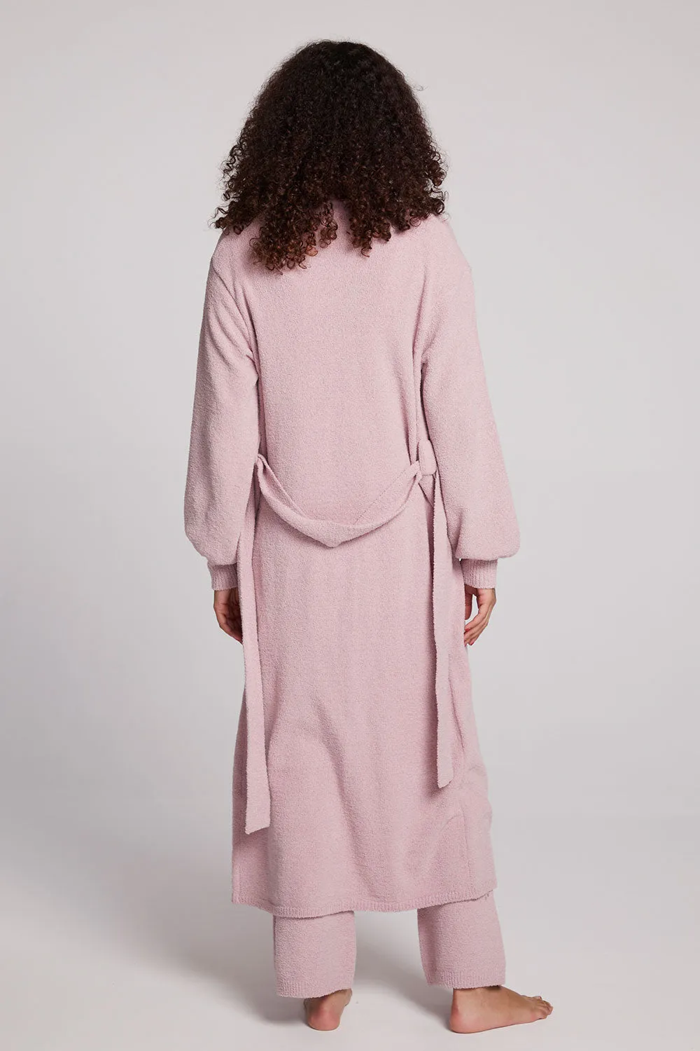 Eveee Mauve Rose Maxi Cardigan sold by Chaser product image thumbnail 3