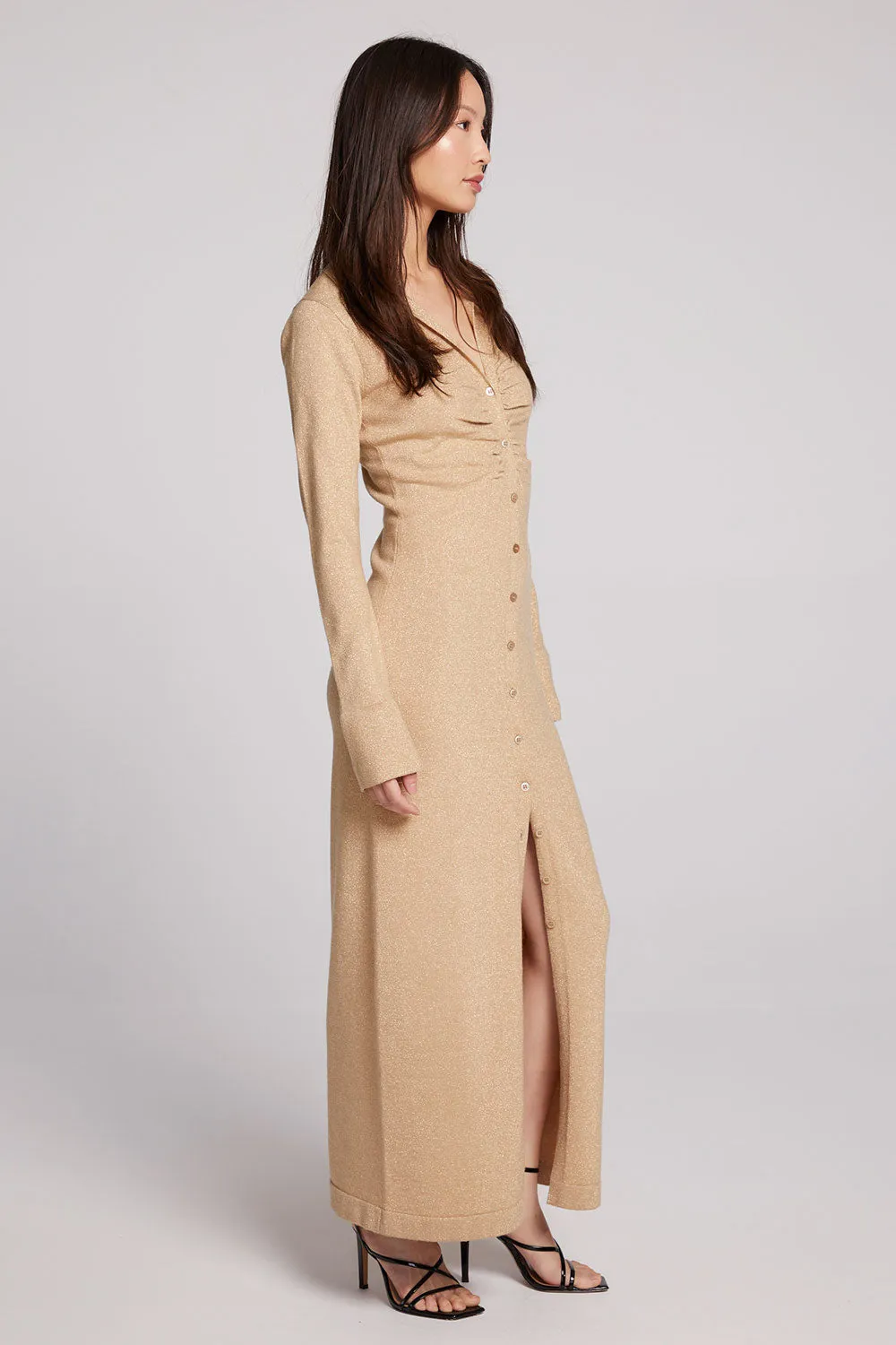 Fawn Toasted Coconut Maxi Dress sold by Chaser product image thumbnail 5