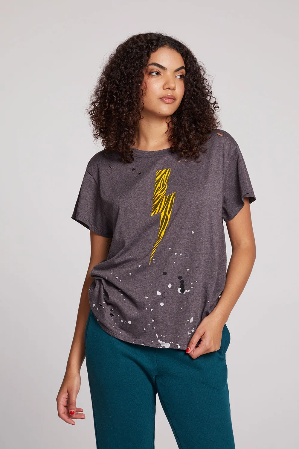 Animal Bolt Tee sold by Chaser product image thumbnail 4