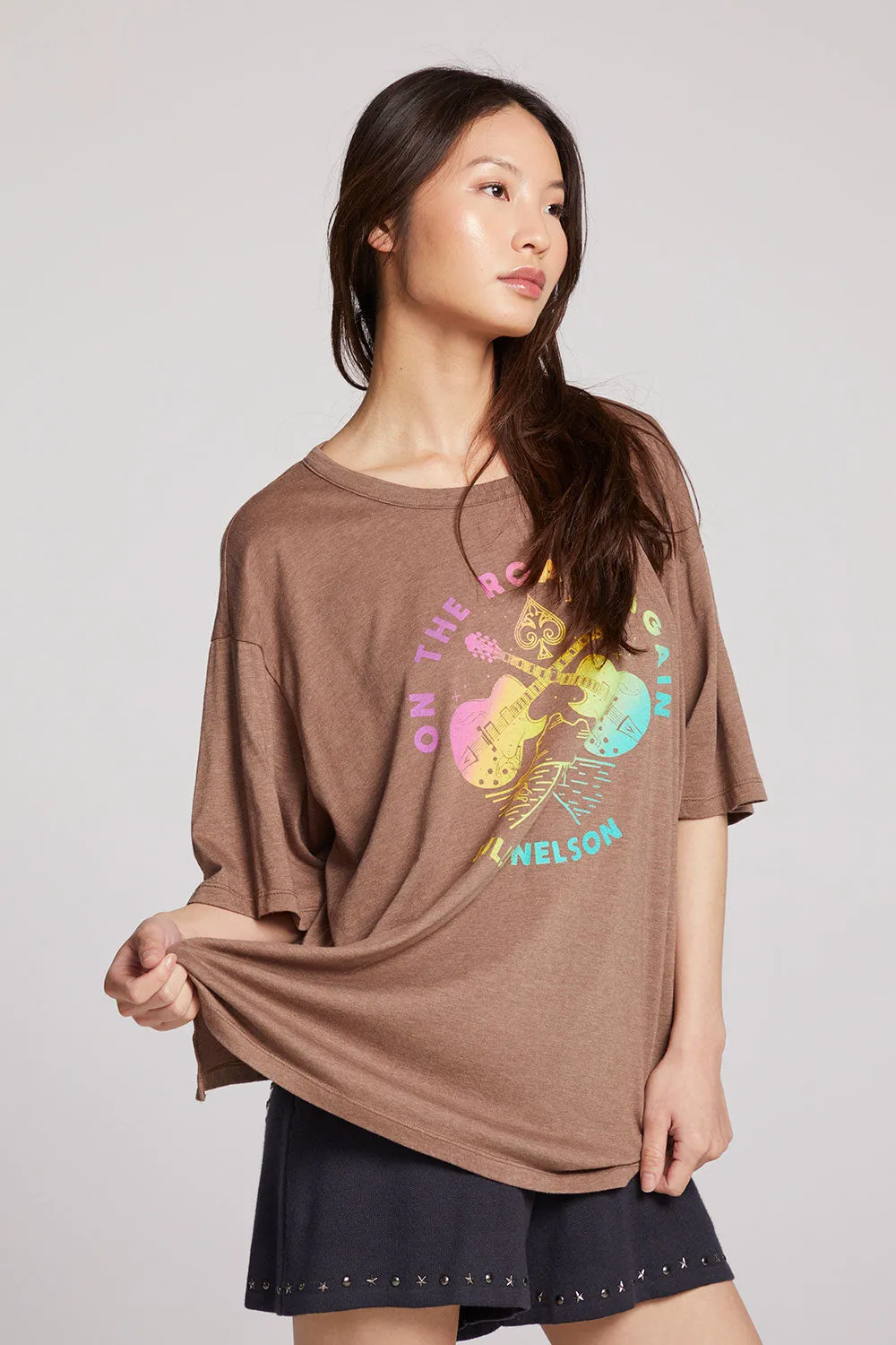 Willie Nelson On The Road Again One Size Tee sold by Chaser product image thumbnail 2