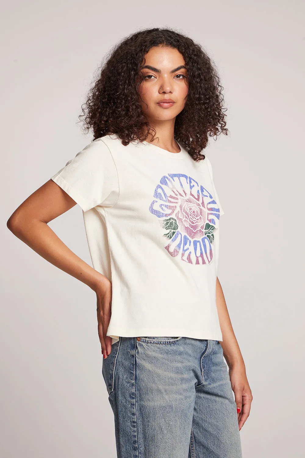Grateful Dead Rose Tee sold by Chaser product image thumbnail 3