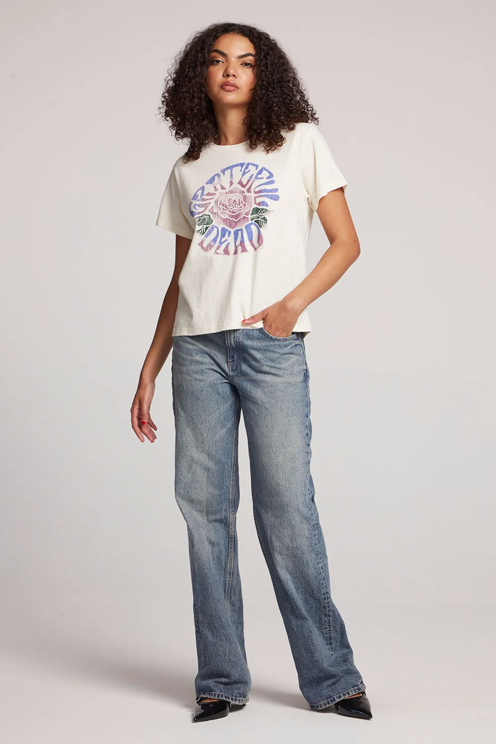 Grateful Dead Rose Tee sold by Chaser product image thumbnail 5