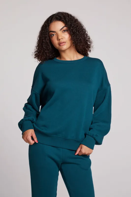 Alonzo Dark Sea Pullover sold by Chaser