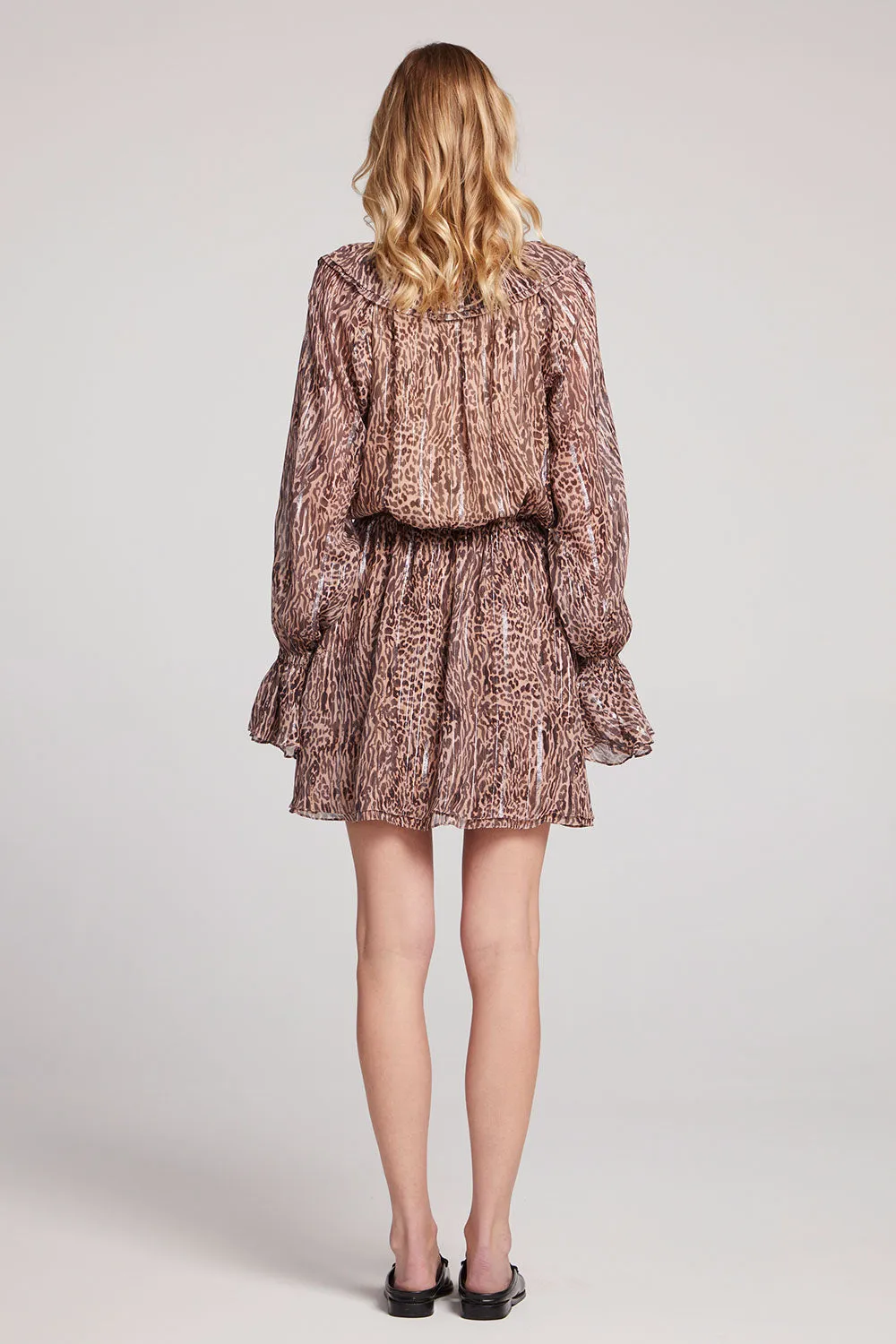 Starlette Classic Leopard Mini Dress sold by Chaser product image thumbnail 3