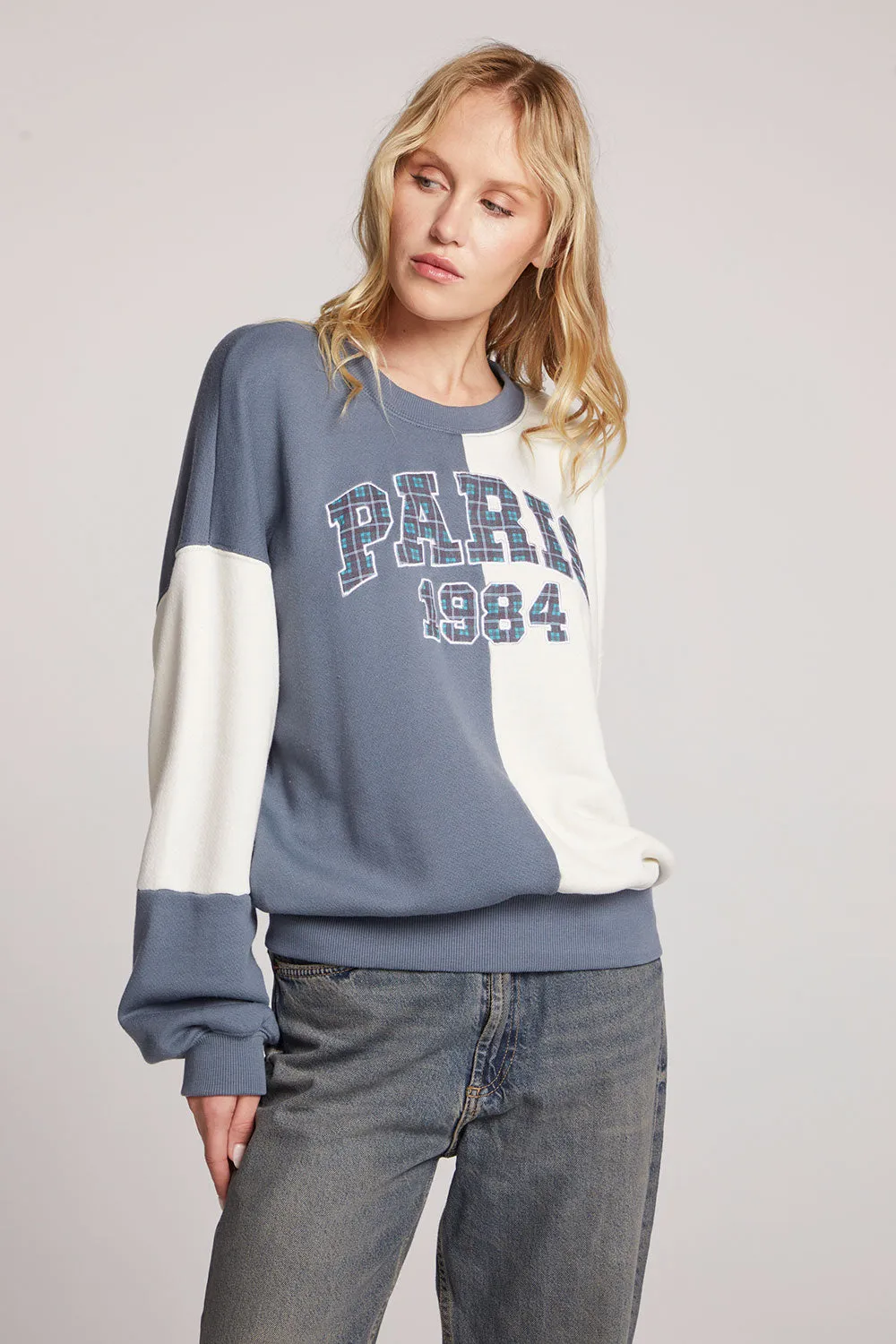 Plaid Paris Colorblock sold by Chaser product image thumbnail 3