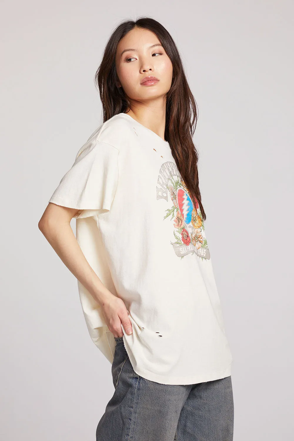 Grateful Dead Floral Stealie Tee sold by Chaser product image thumbnail 2