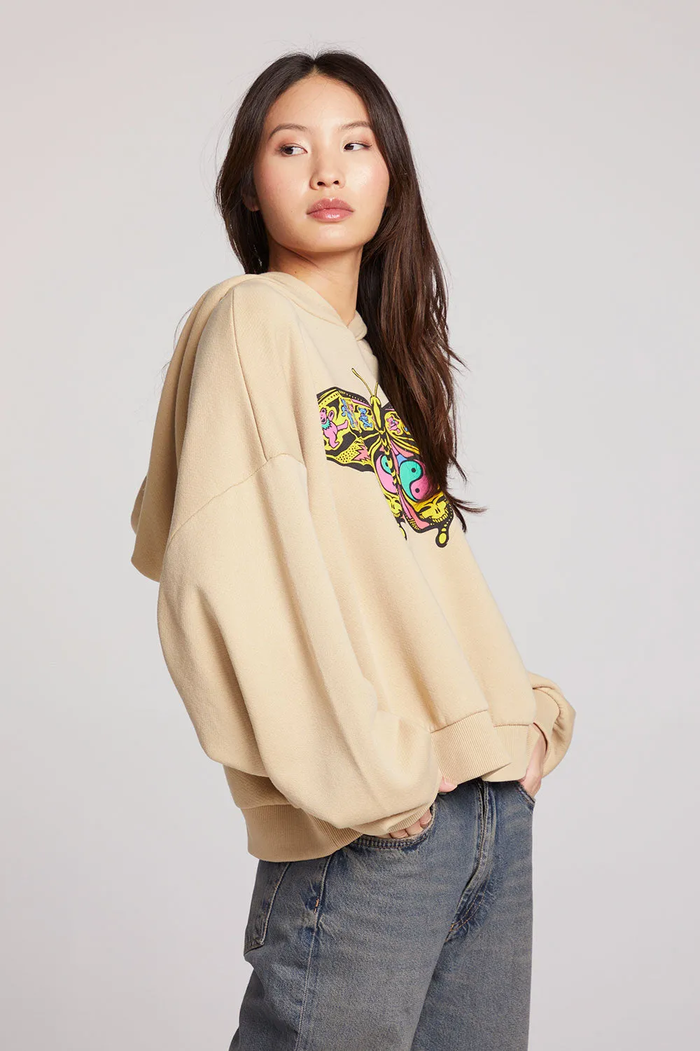 Grateful Dead Butterfly Stealie Pullover Hoodie sold by Chaser product image thumbnail 3