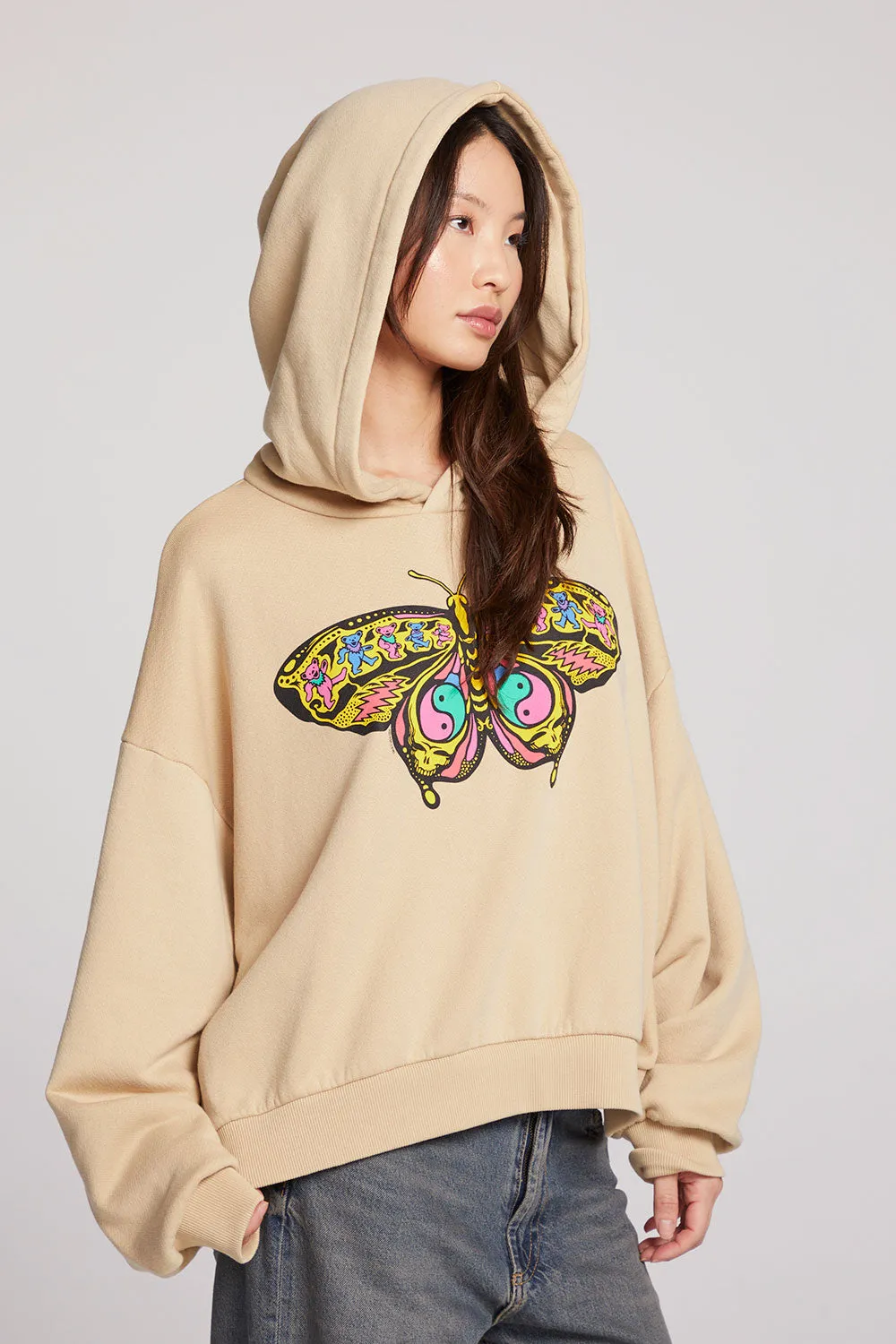 Grateful Dead Butterfly Stealie Pullover Hoodie sold by Chaser product image thumbnail 2