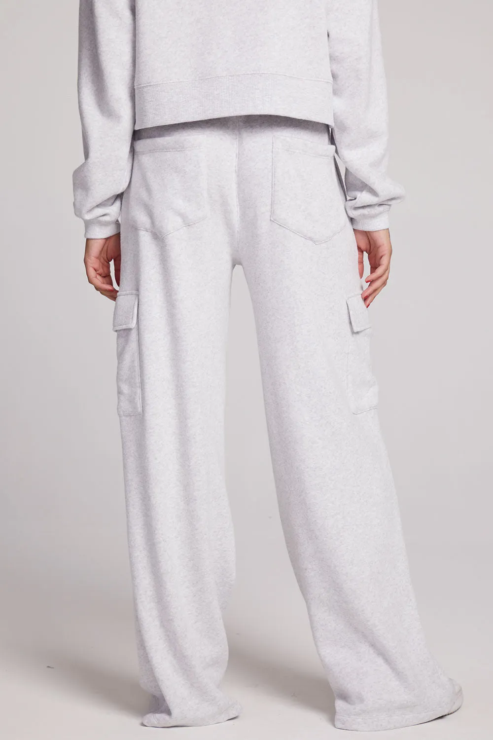 Iris Light Heather Grey Trouser sold by Chaser product image thumbnail 5