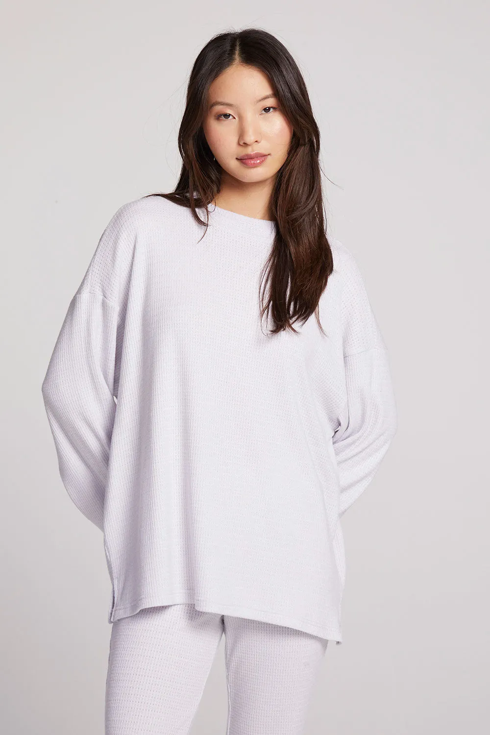 Joah Light Heather Grey Long Sleeve sold by Chaser