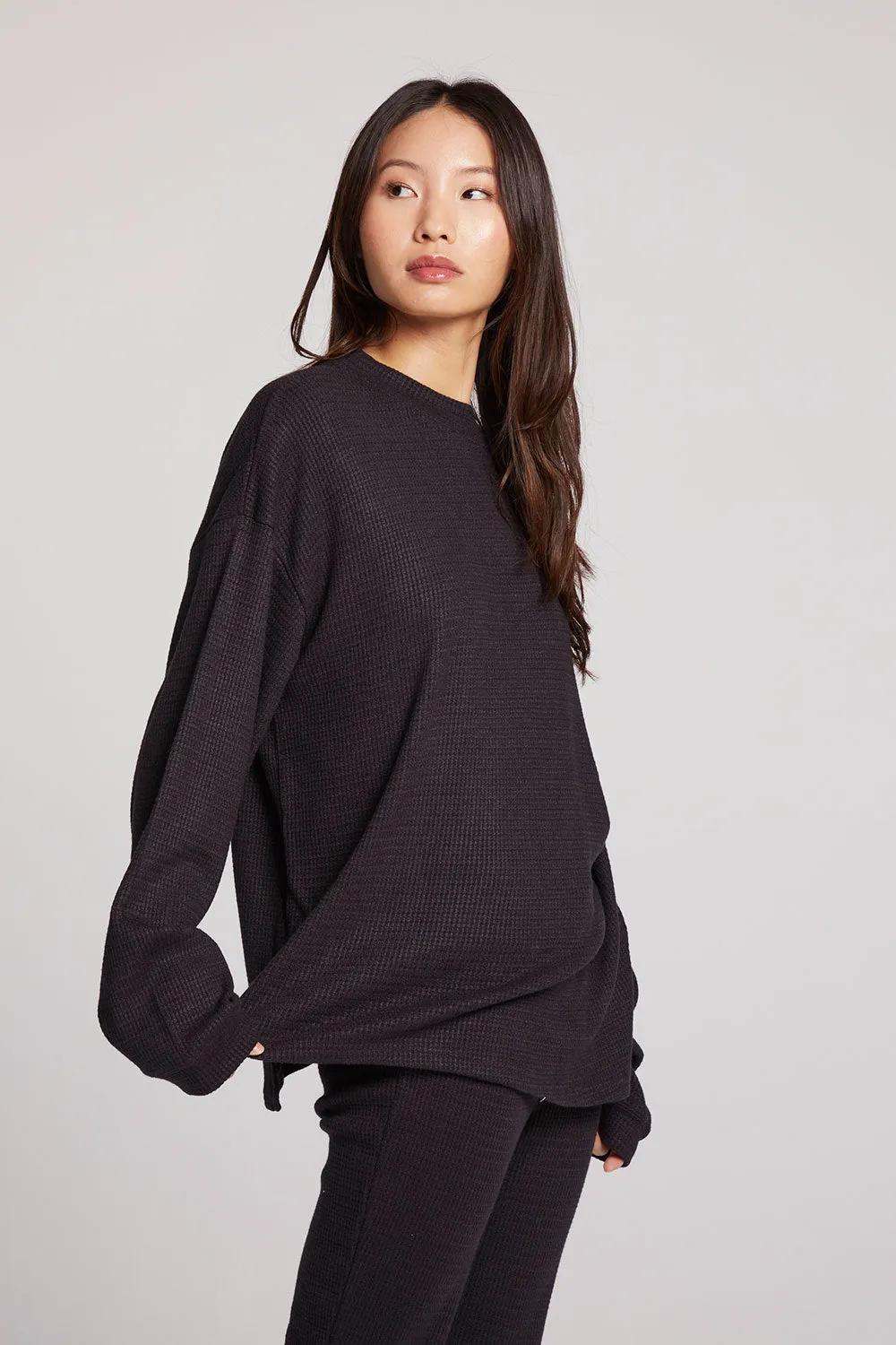 Joah Licorice Long Sleeve sold by Chaser product image thumbnail 2