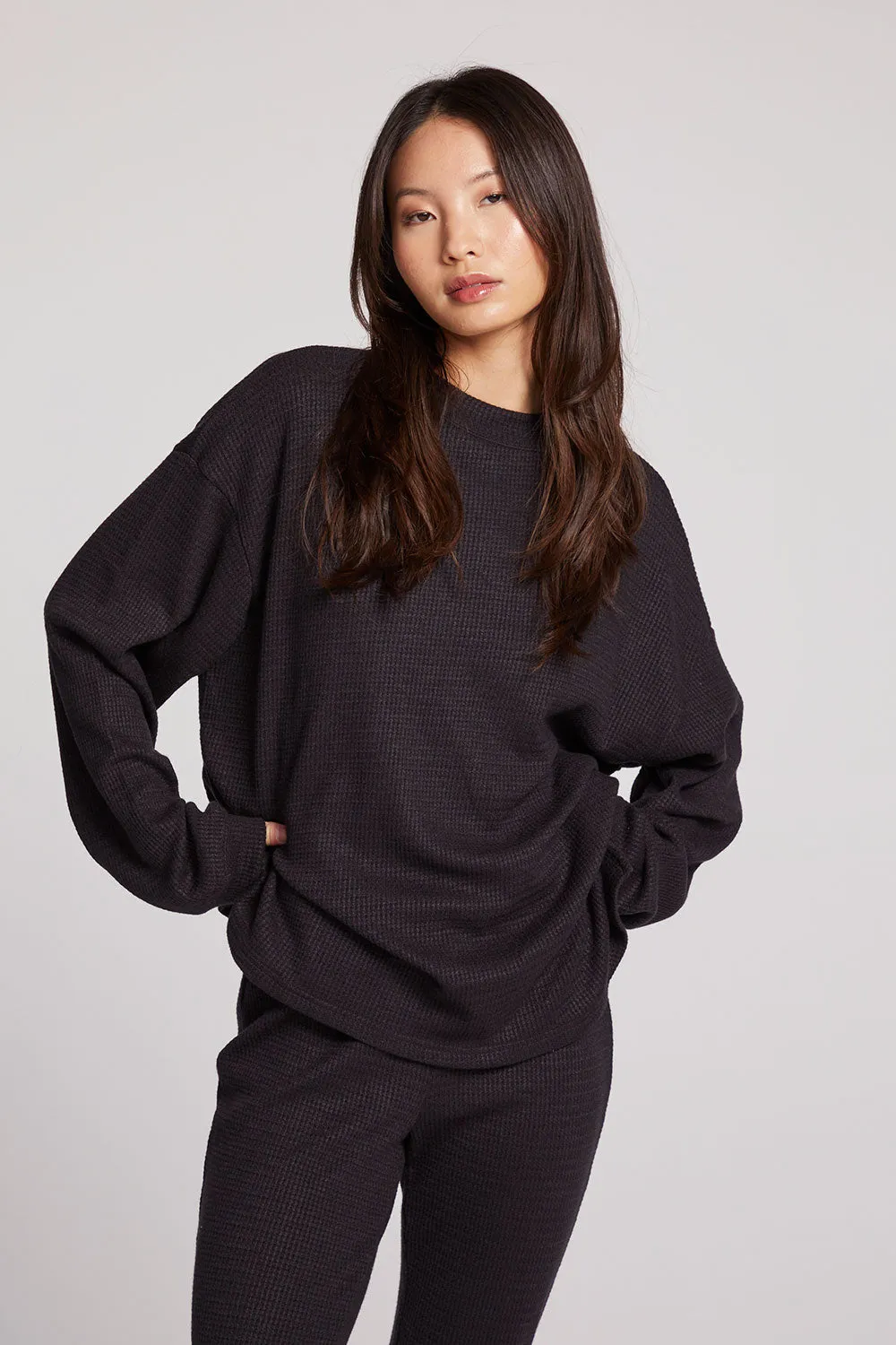 Joah Licorice Long Sleeve sold by Chaser product image thumbnail 4