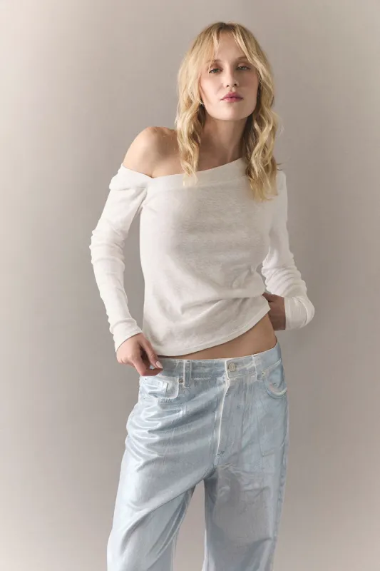 Nicola White Long Sleeve made by Chaser