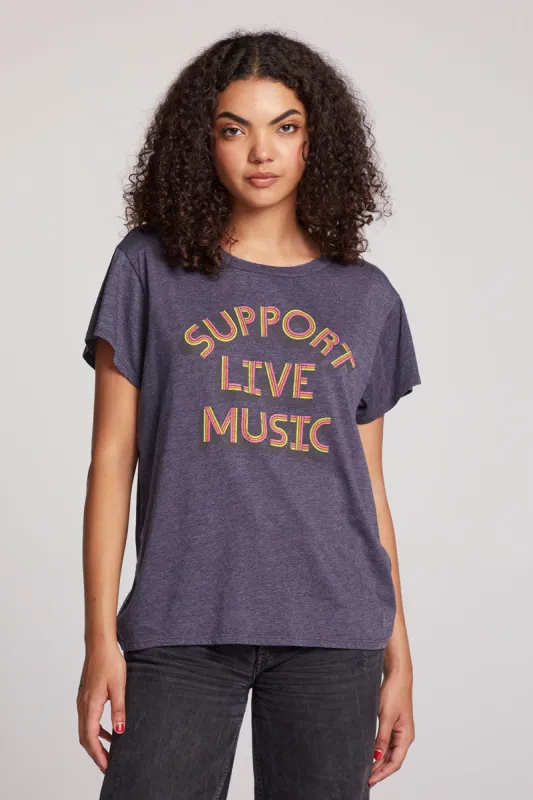 Support Live Music Tee sold by Chaser