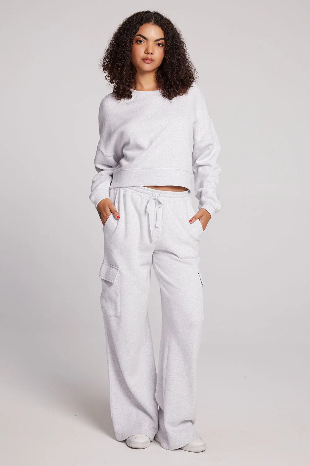 Scarlet Light Heather Grey Pullover sold by Chaser product image thumbnail 5