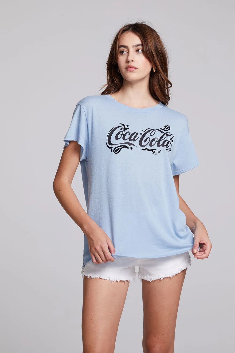Coca-Cola Paisley Crew Neck Tee sold by Chaser product image thumbnail 4