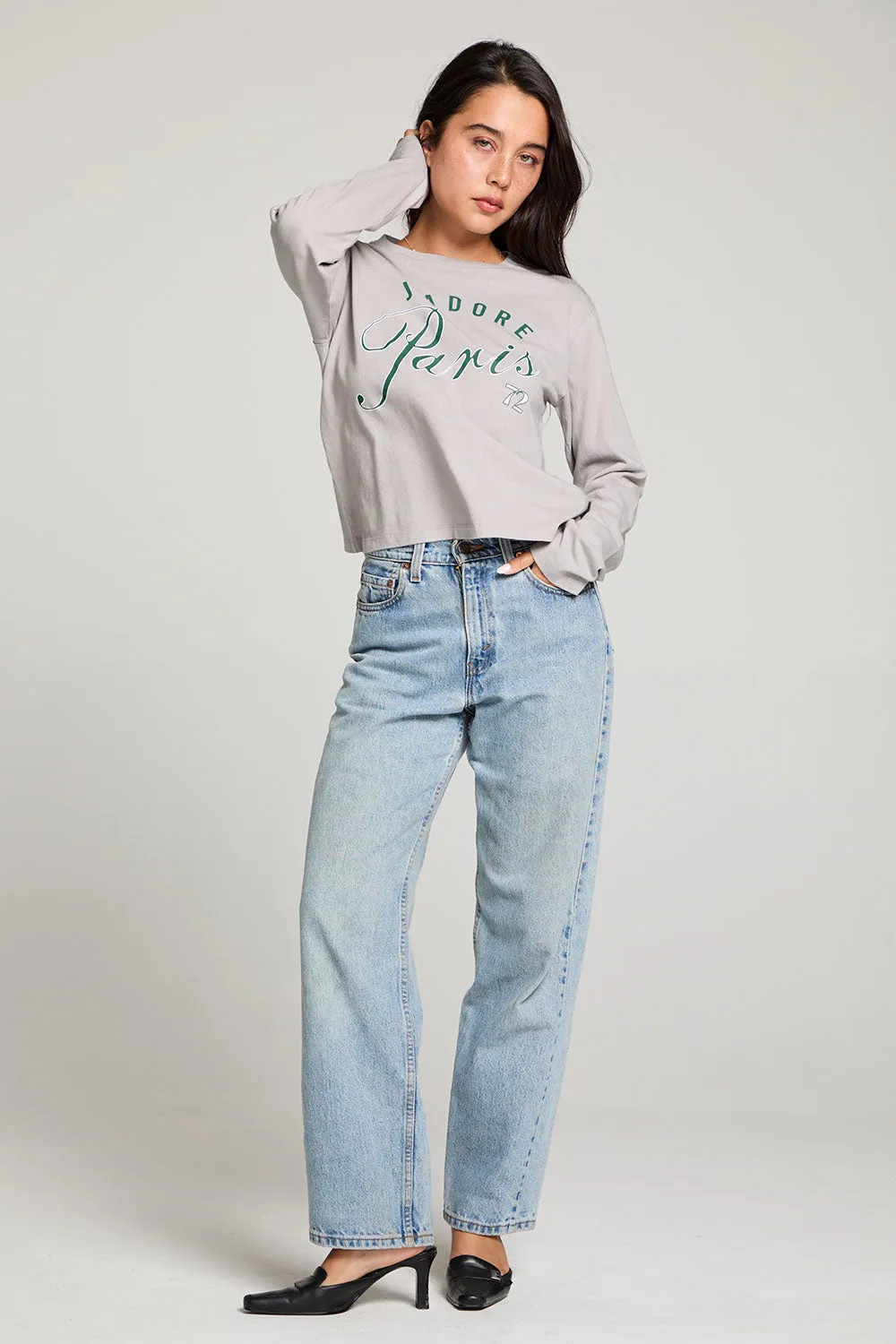 J’adore Paris Long Sleeve sold by Chaser product image thumbnail 4
