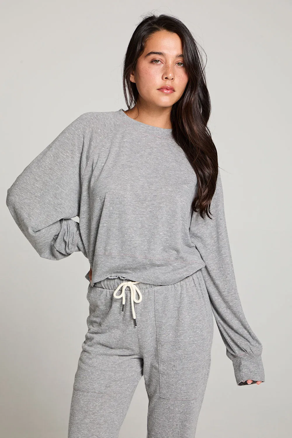 Boone Streaky Grey Long Sleeve sold by Chaser