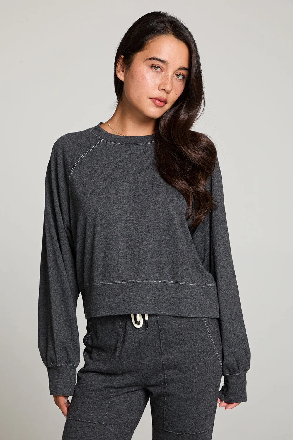 Boone Licorice Black Long Sleeve sold by Chaser