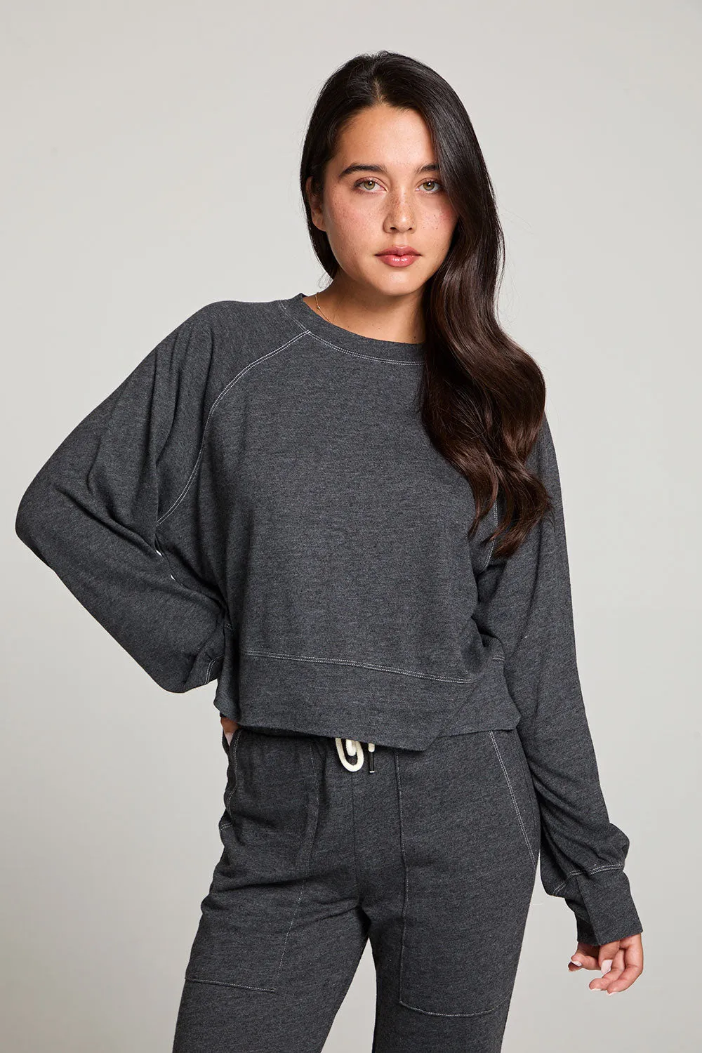 Boone Licorice Black Long Sleeve sold by Chaser product image thumbnail 4