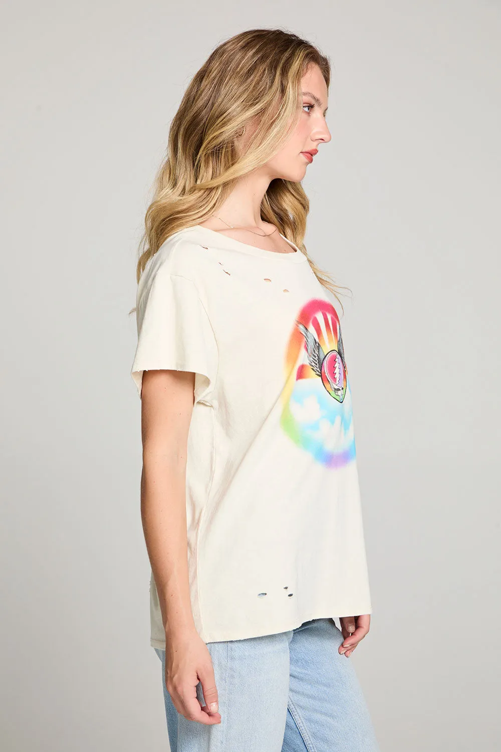 Grateful Dead Star Shields Winged Steal Your Face Tee sold by Chaser product image thumbnail 5