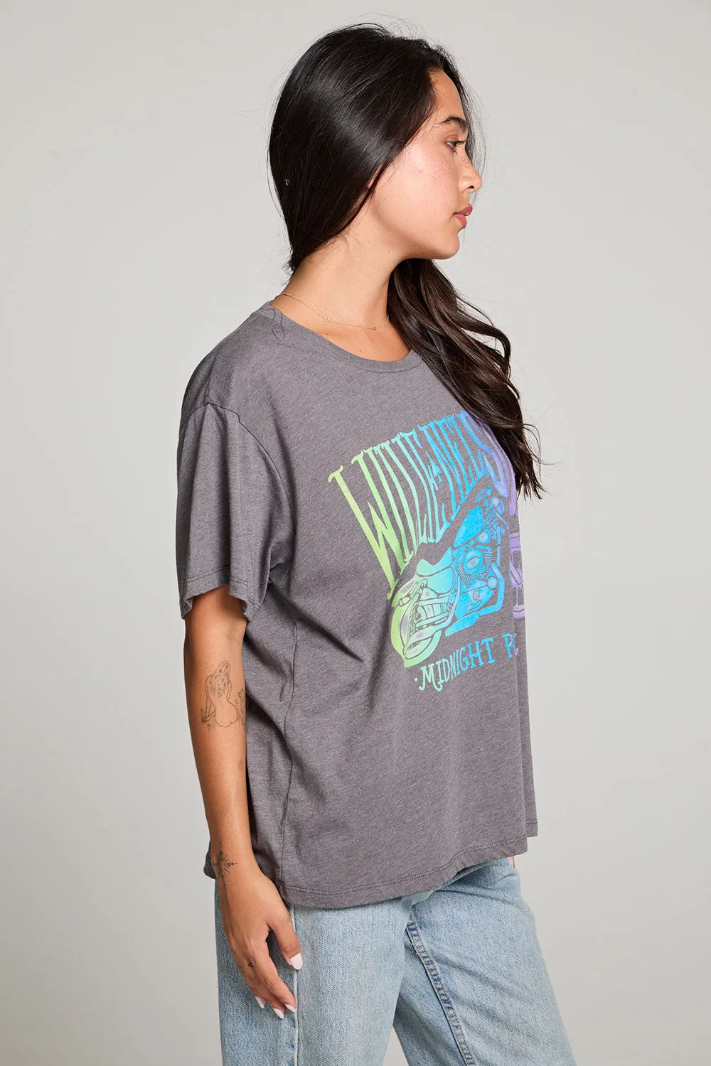 Willie Nelson Midnight Rider Gradient Tee sold by Chaser product image thumbnail 2