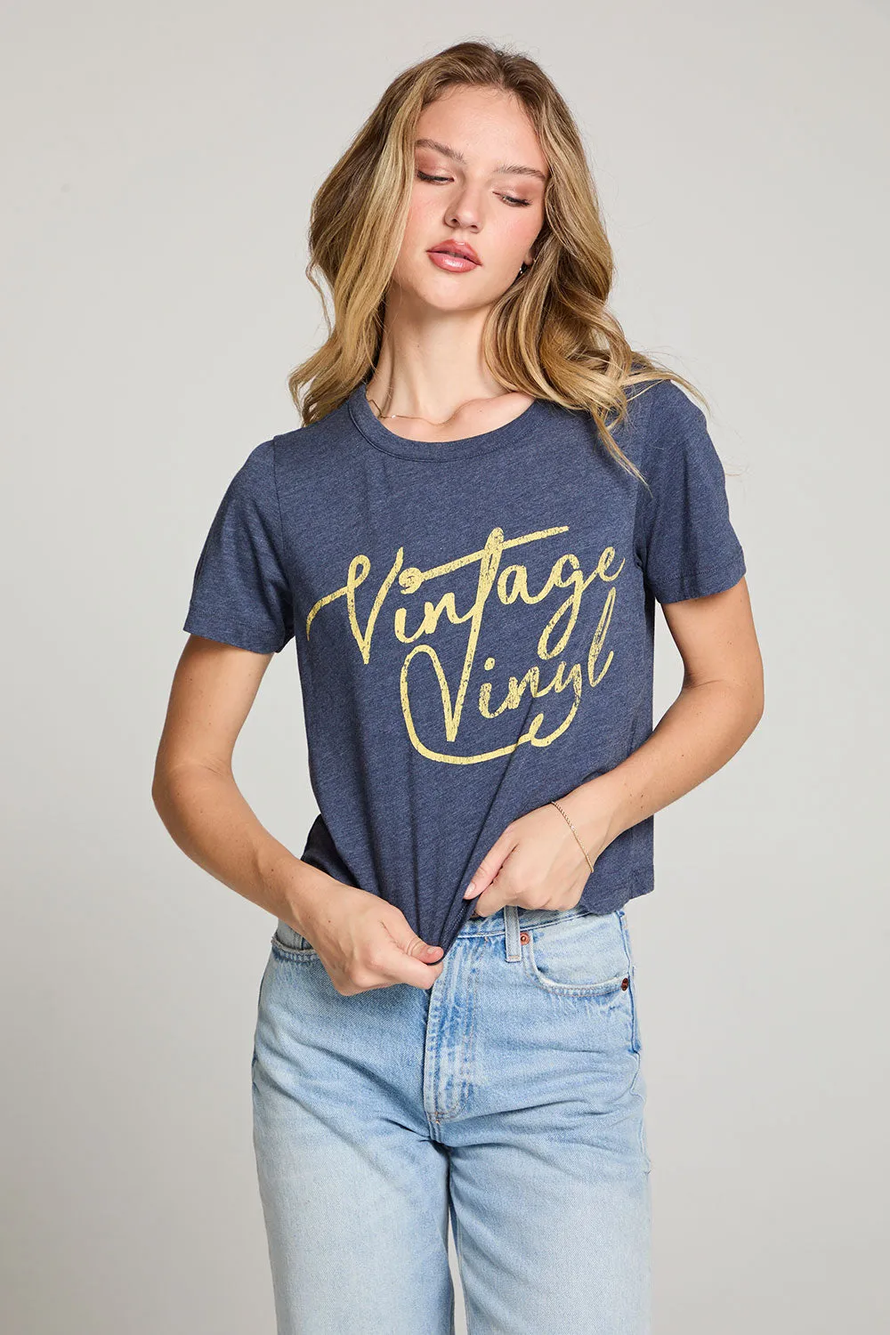 Vintage Vinyl Tee sold by Chaser product image thumbnail 5