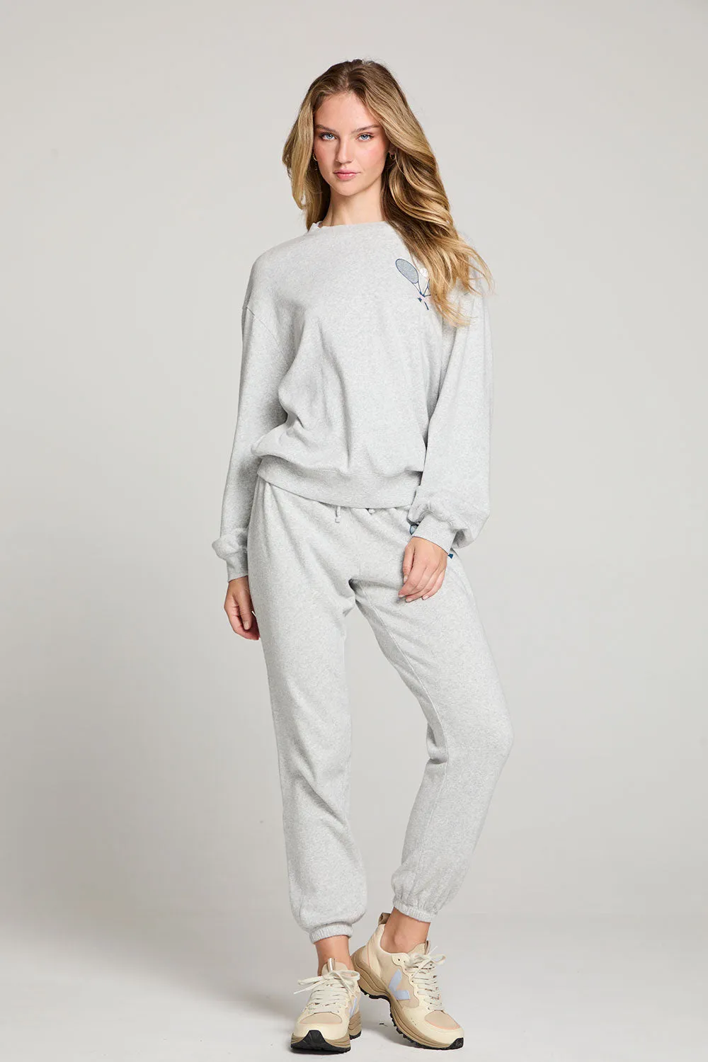 Tennis Club Long Sleeve Pullover sold by Chaser product image thumbnail 4