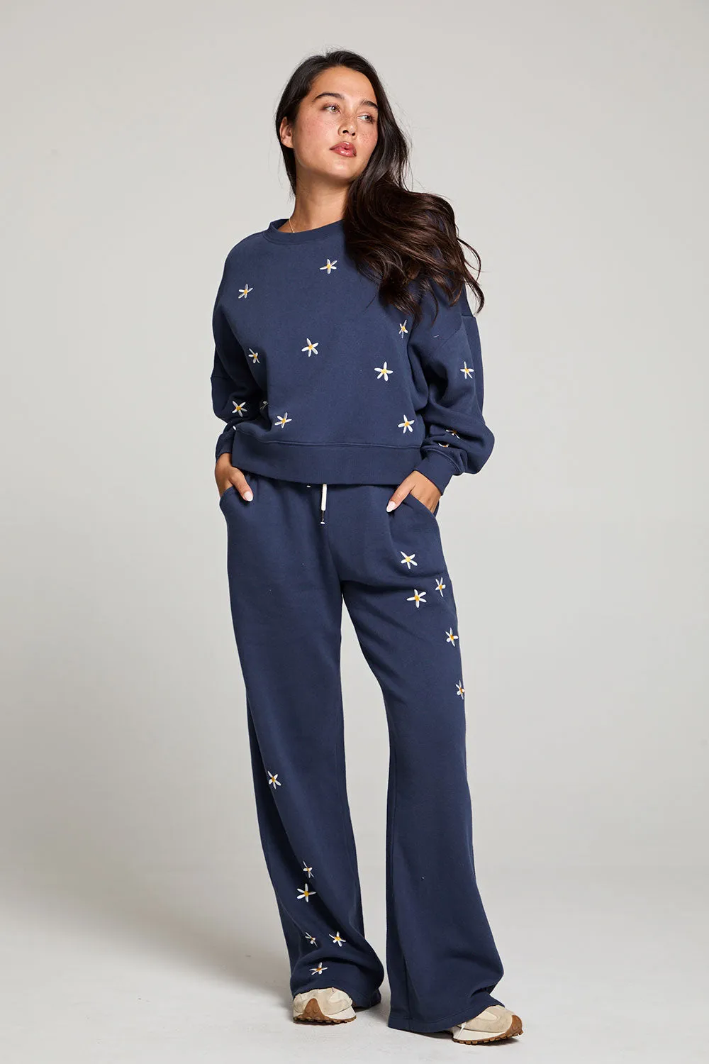 Daisy Embroidery Long Sleeve Pullover sold by Chaser product image thumbnail 5