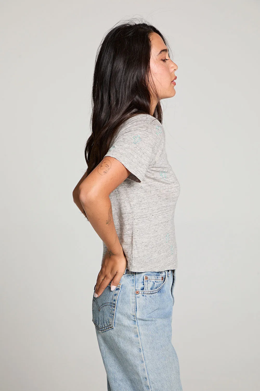 Cactus Flower Short Sleeve Easy Tee sold by Chaser product image thumbnail 2