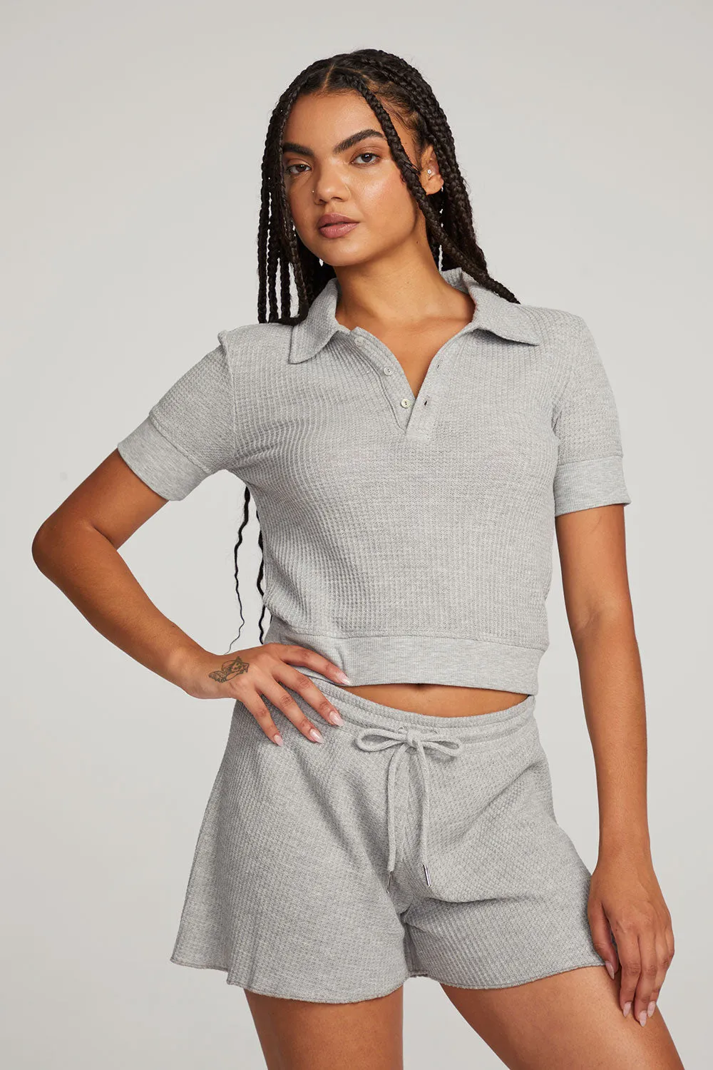Victoria Grey Marl Pullover sold by Chaser product image thumbnail 5